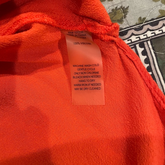 Soft Surroundings Orange Tunic Top. Size XL - Picture 7 of 10